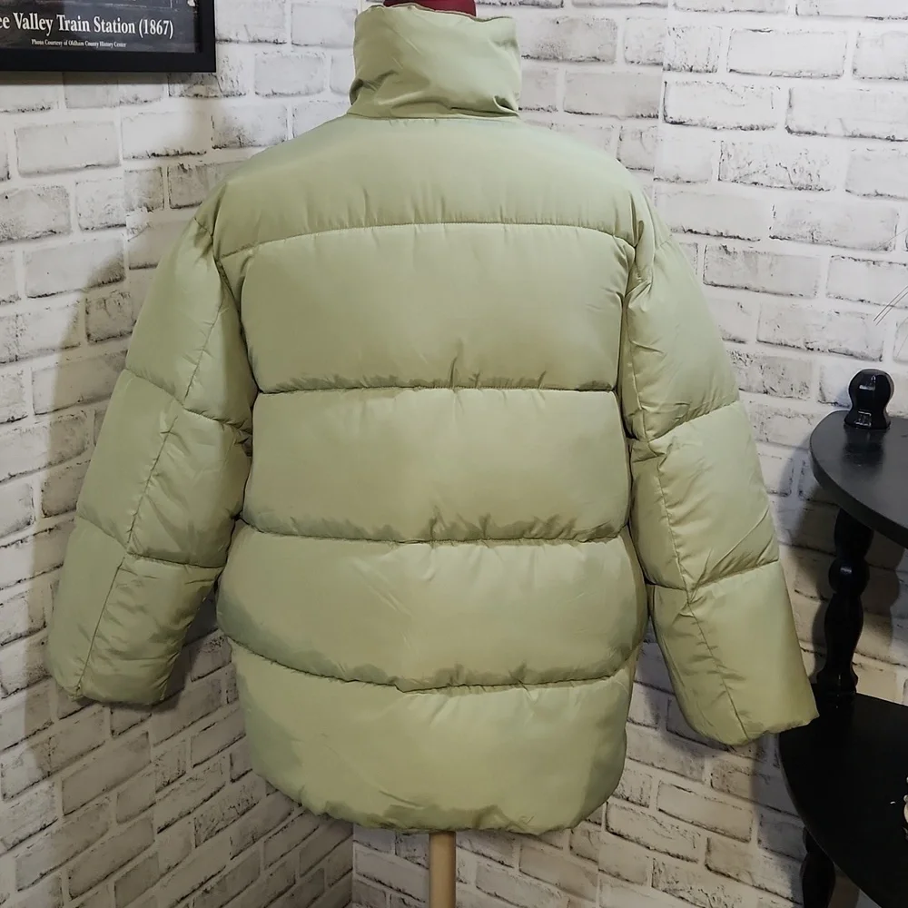 Chelsea & Violet SZ L Seafoam Green Puffer Coat - Picture 2 of 7
